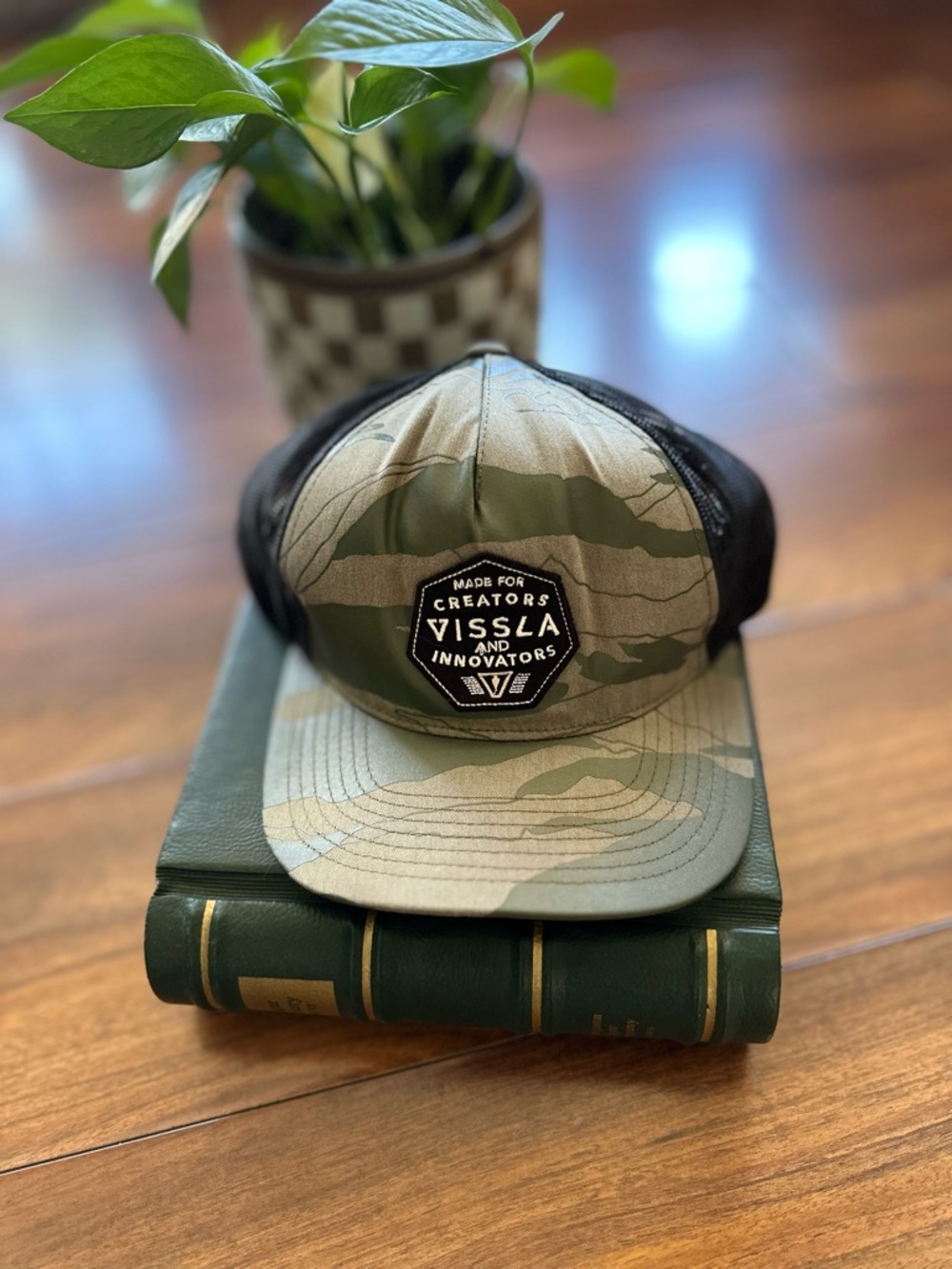 Vissla "Creators and Innovators" Tiger Camo Mesh Trucker Hat - SnapBack